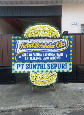 Papan Bunga Duka di Kayangan
